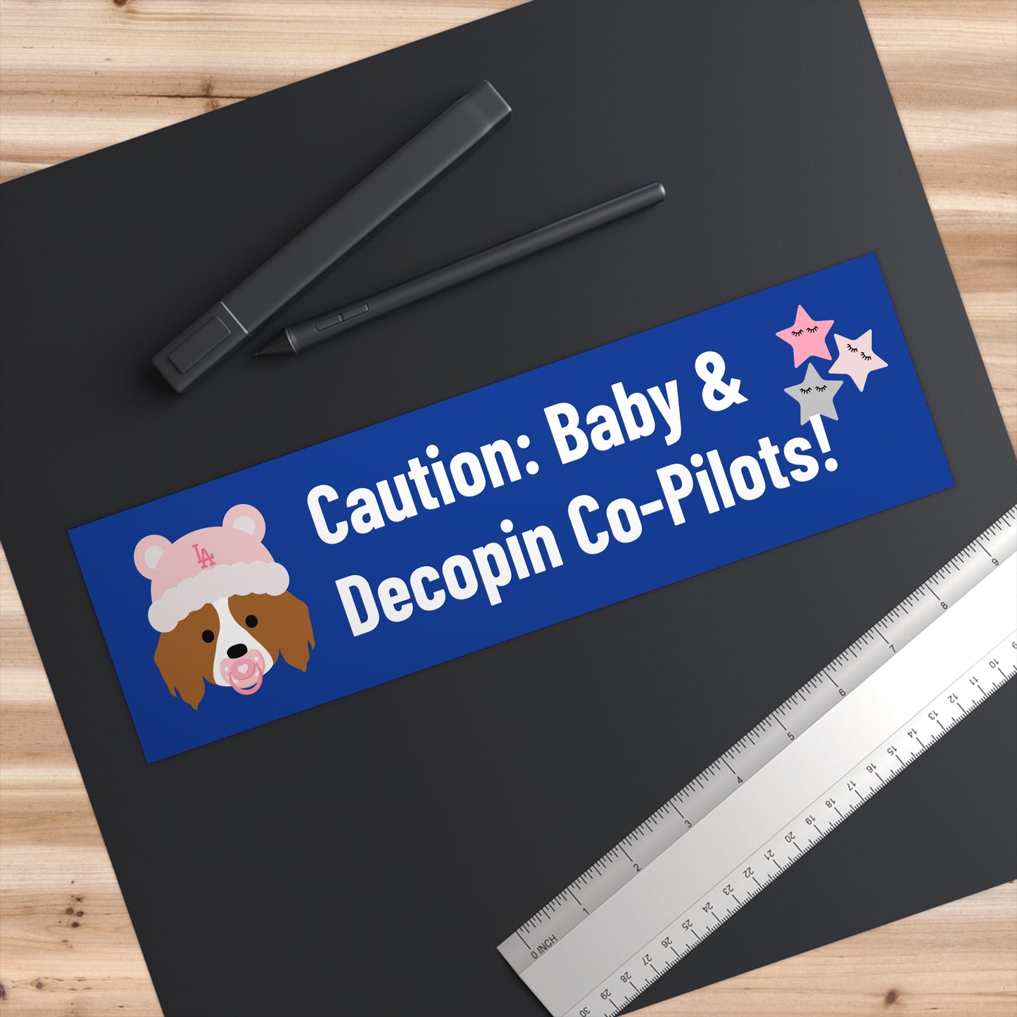 14. Caution: Baby & Decopin Co-pilots!: Bumper Stickers for Baby Girls