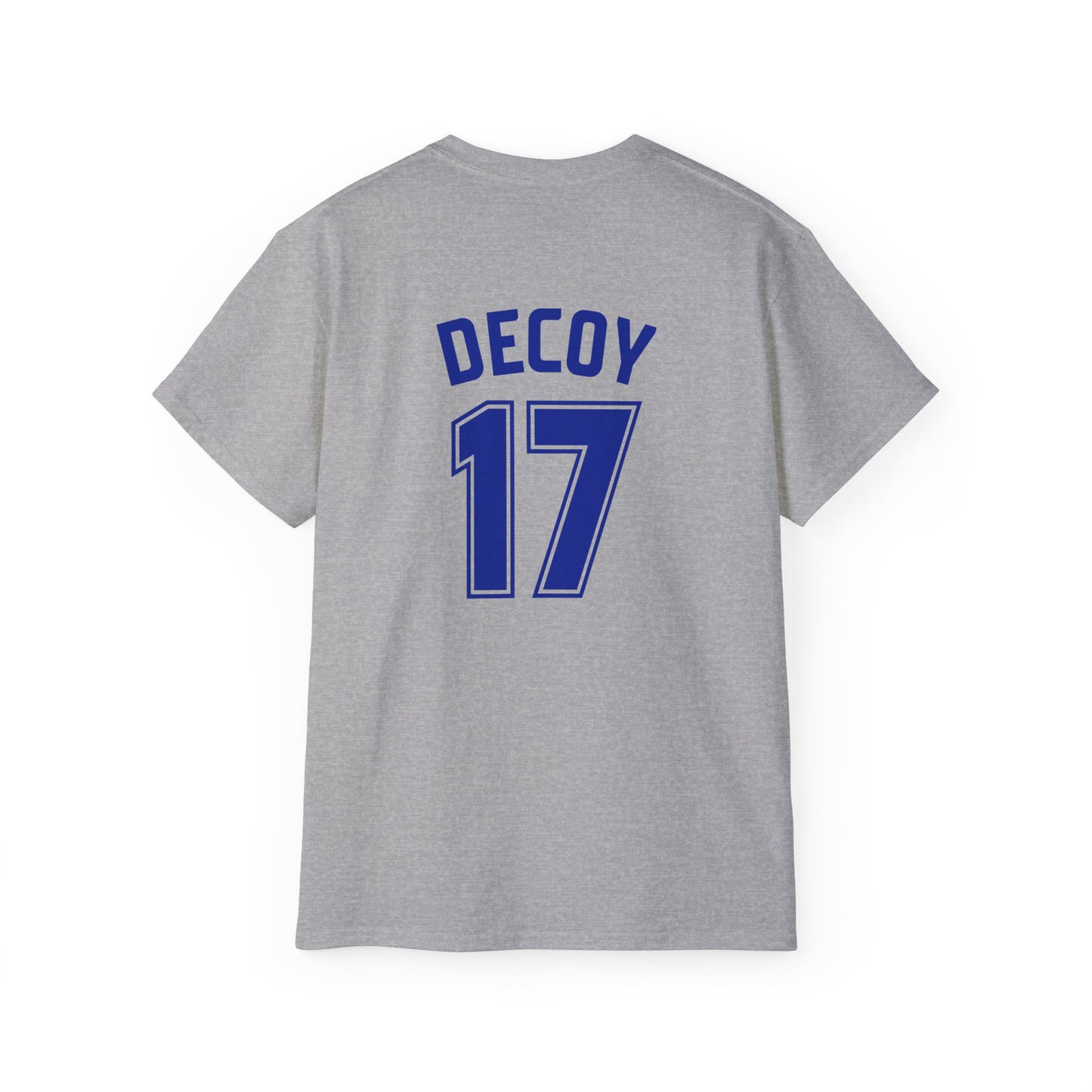 03. Decopin+DECOY 17: Unisex T-shirts Gray/White