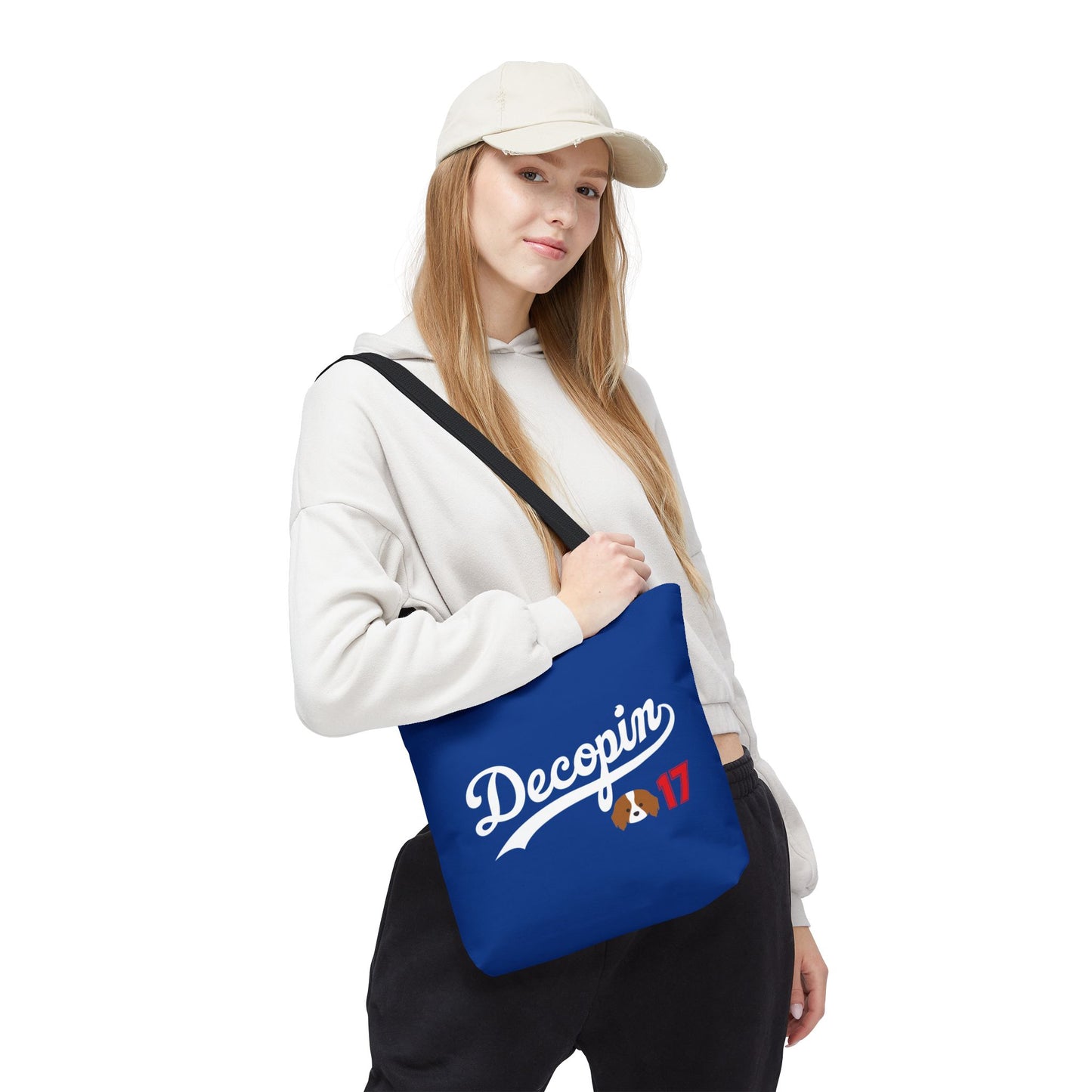 08. Decopin + OHTANI 17: Tote bags: Blue