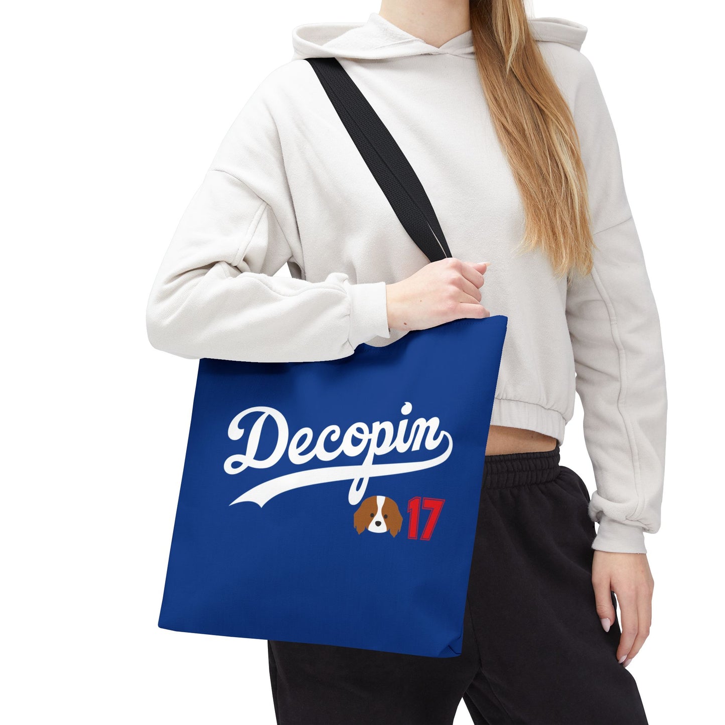 08. Decopin + OHTANI 17: Tote bags: Blue