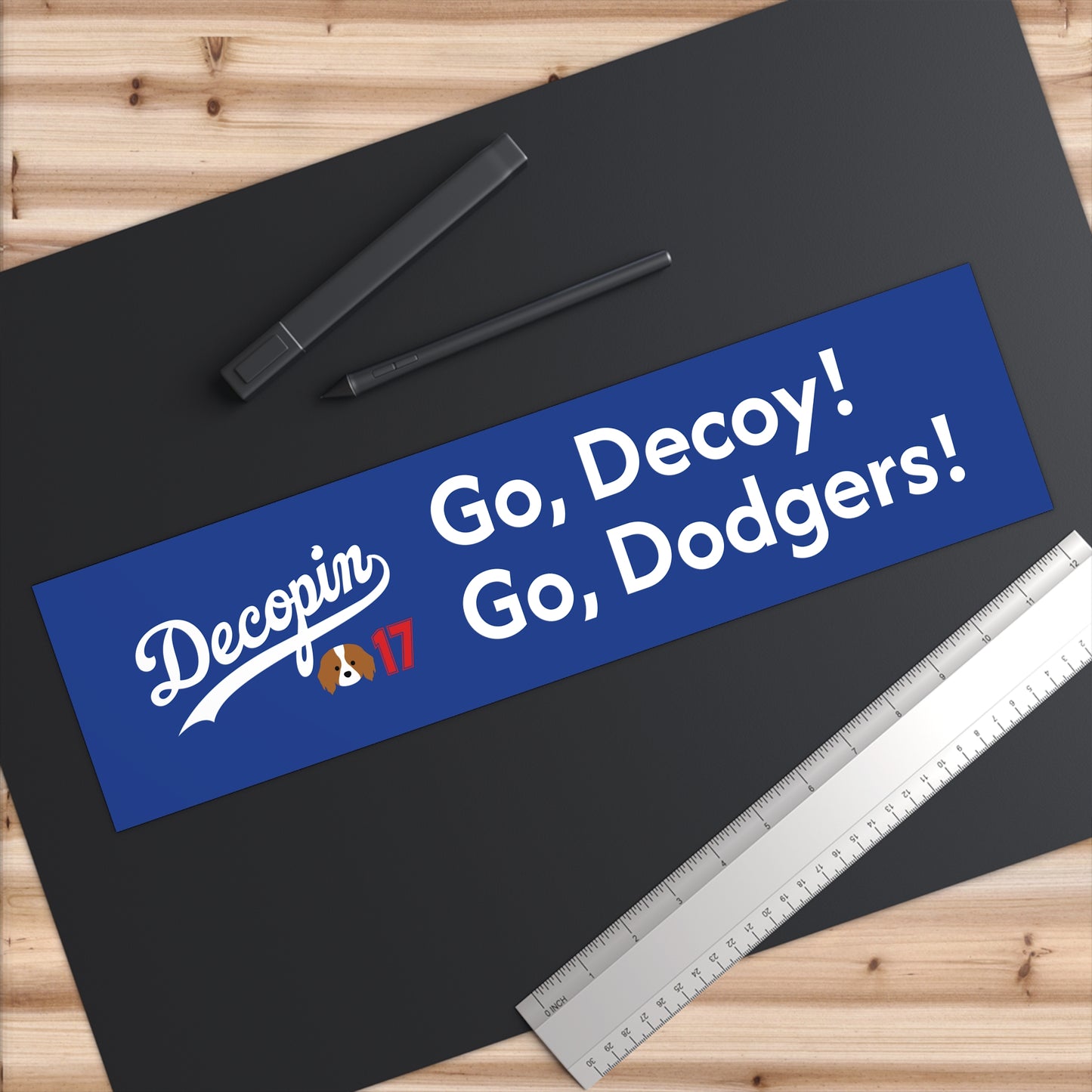 11. Decopin Go, Decoy! Go, Dodgers!: Bumper Stickers