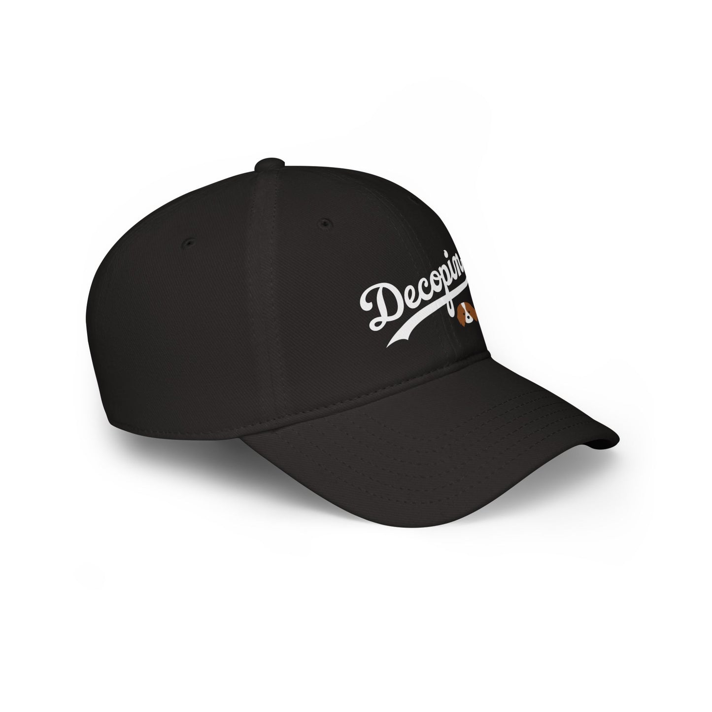 05. Decopin: Adults PRINTED Logo Adjustable Baseball Hat: Blue/Black/Navy