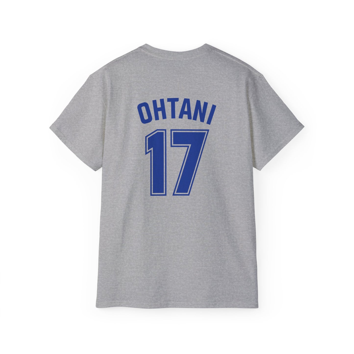 04. Decopin+OHTANI 17: Unisex T-shirts Gray/White