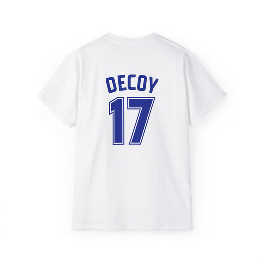 03. Decopin+DECOY 17: Unisex T-shirts Gray/White