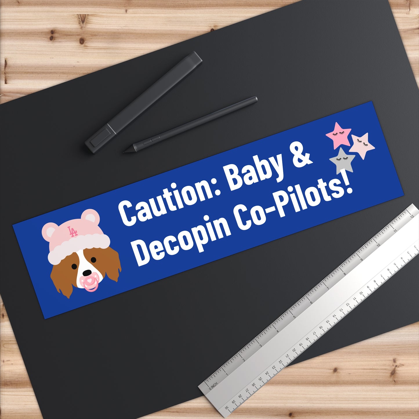 14. Caution: Baby & Decopin Co-pilots!: Bumper Stickers for Baby Girls